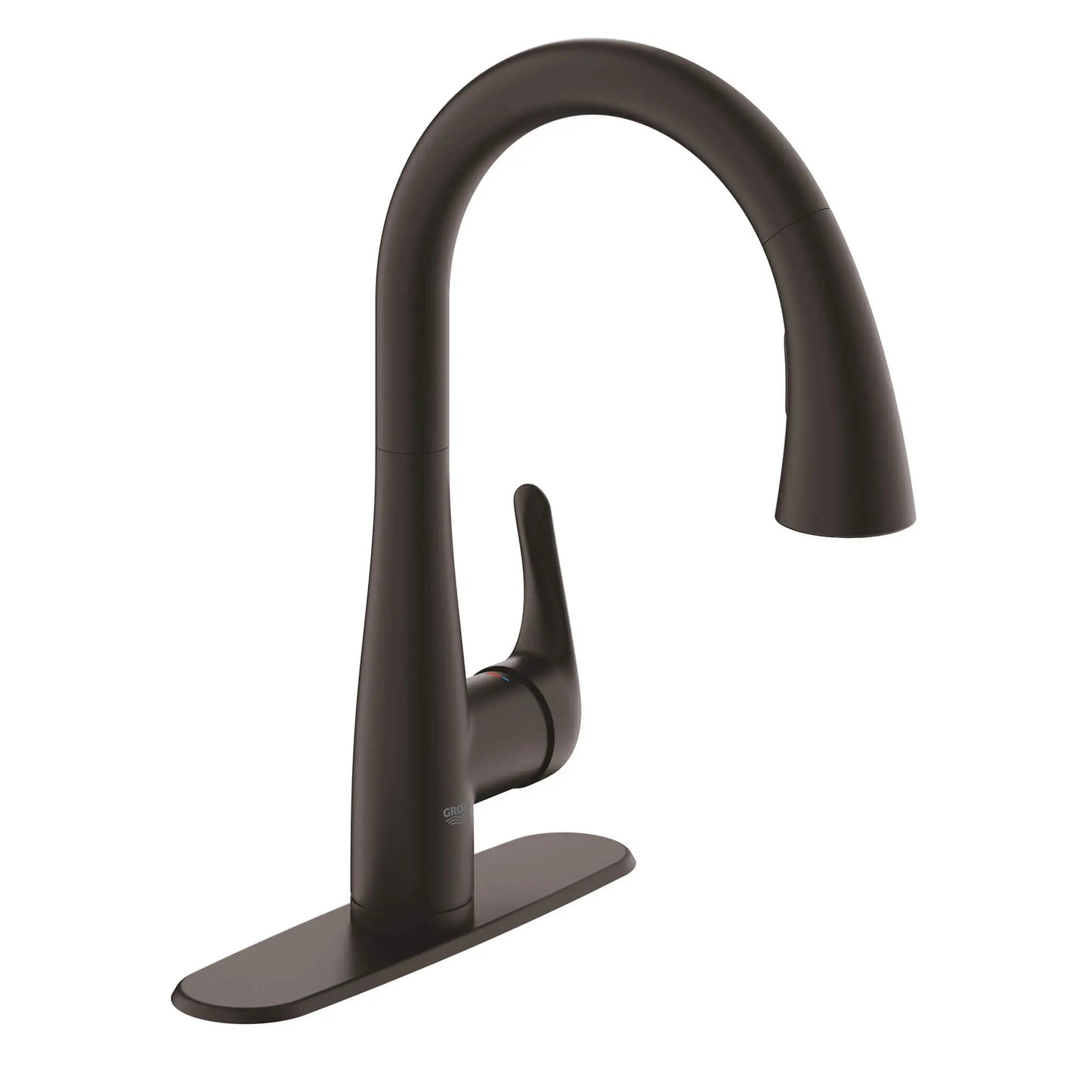 Grohe Elberon® 1.75 GPM Single-Handle Dual Spray Pull-Down Antique Bronze Kitchen Faucet