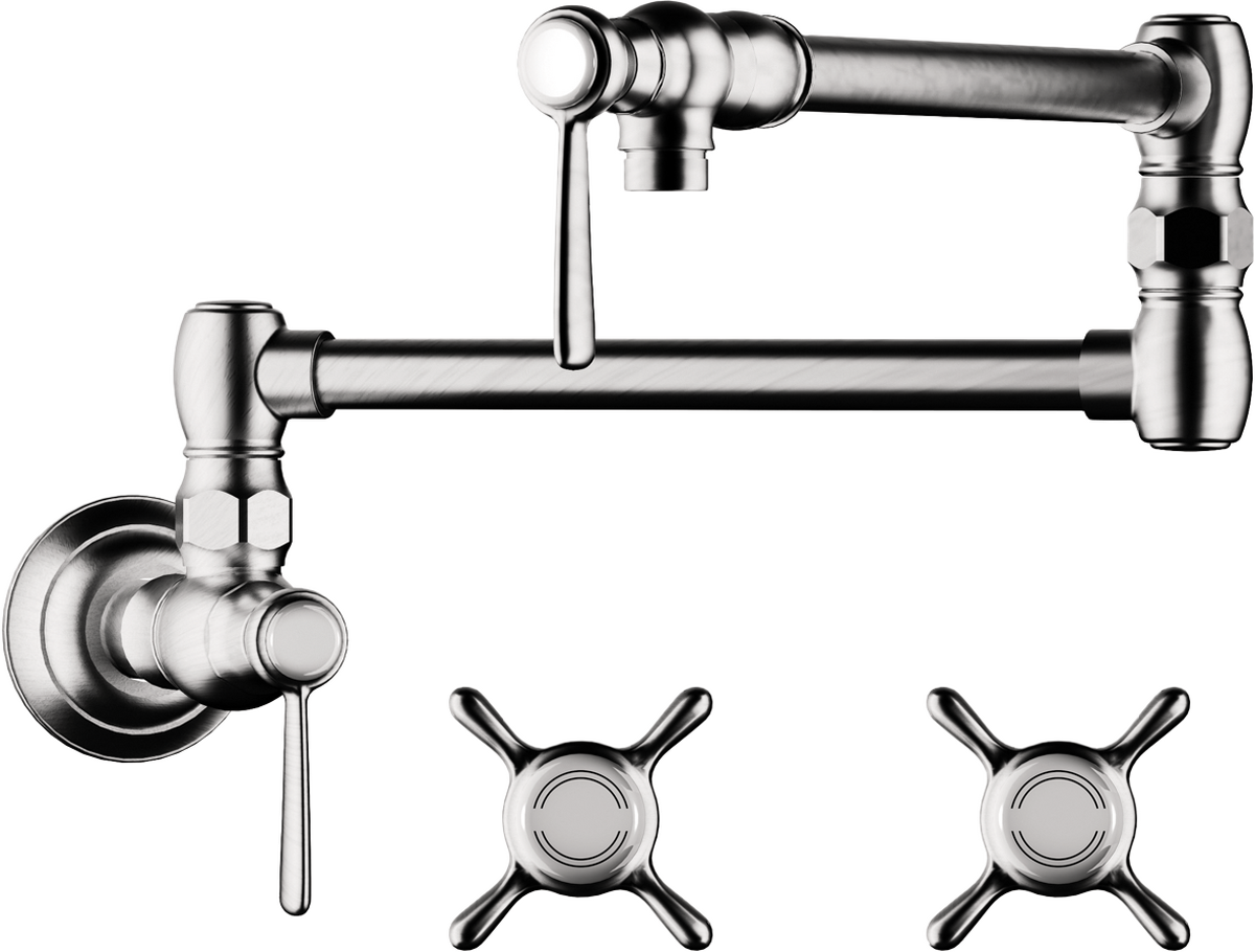 AXOR Montreux 2.5 GPM Wall Mounted Chrome Pot Filler