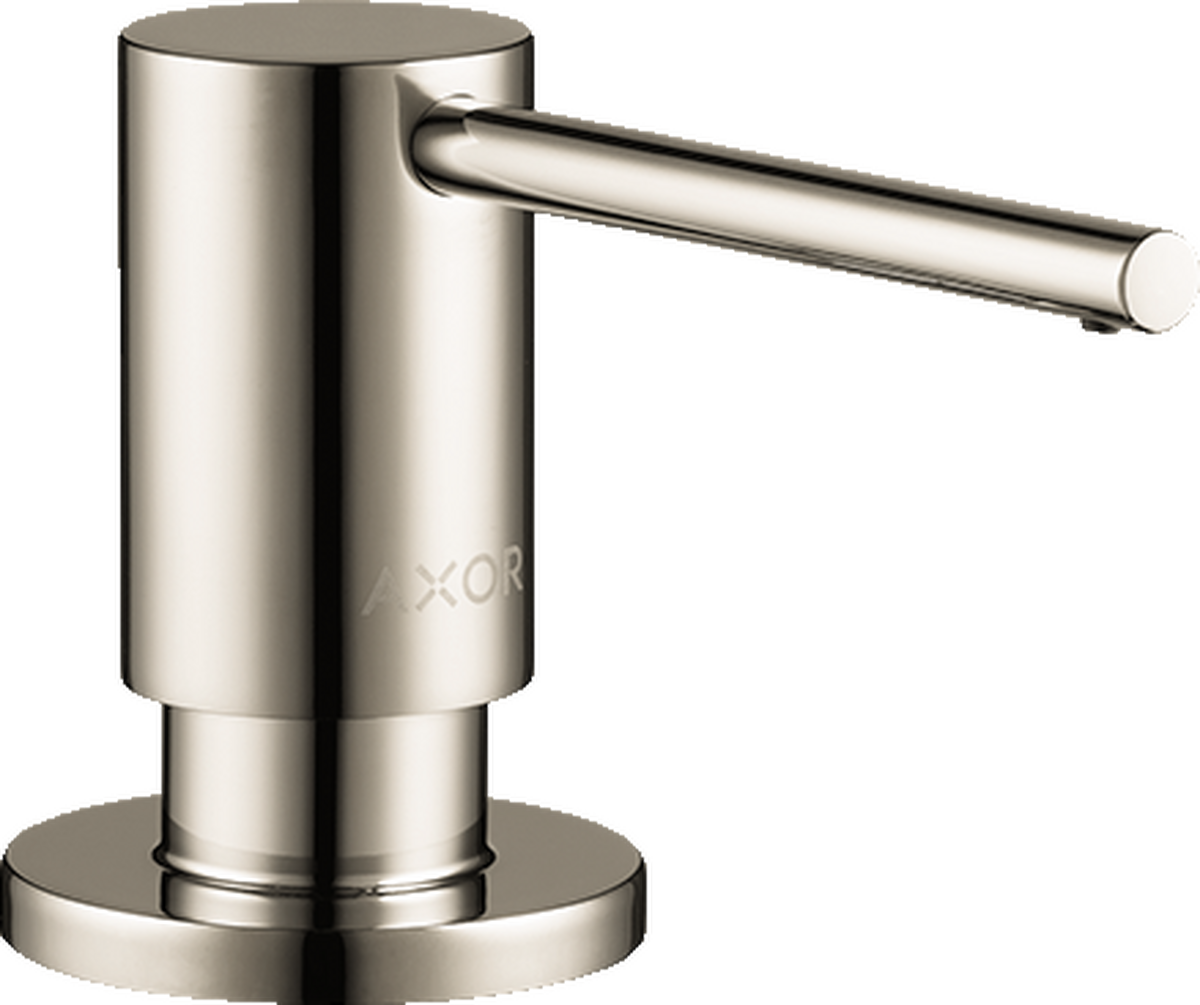 AXOR Uno Metal Polished Nickel Soap Dispenser