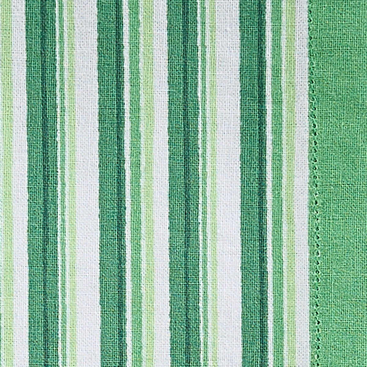 Park Designs Patricia Heaton Home Geo Printed Stripe Green Napkin - Set of 12
