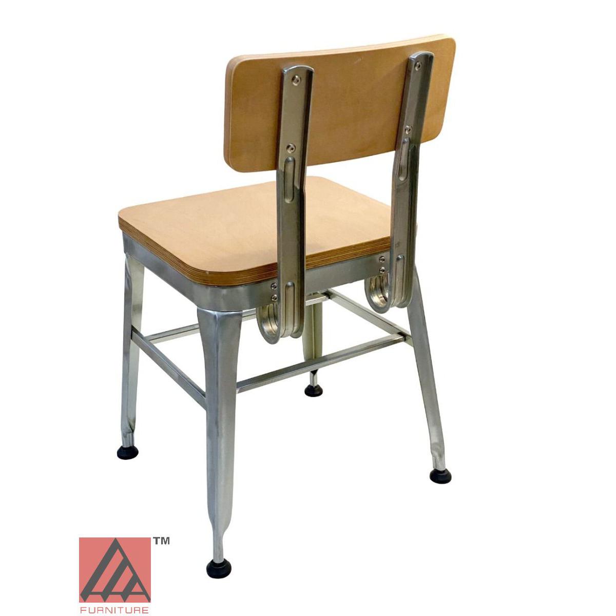 AAA Furniture 30" Galvanized Metal Frame Chair
