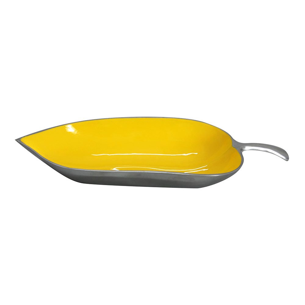 A&B Home 19" Bundle of 41 Yellow Aluminum Serving Platter