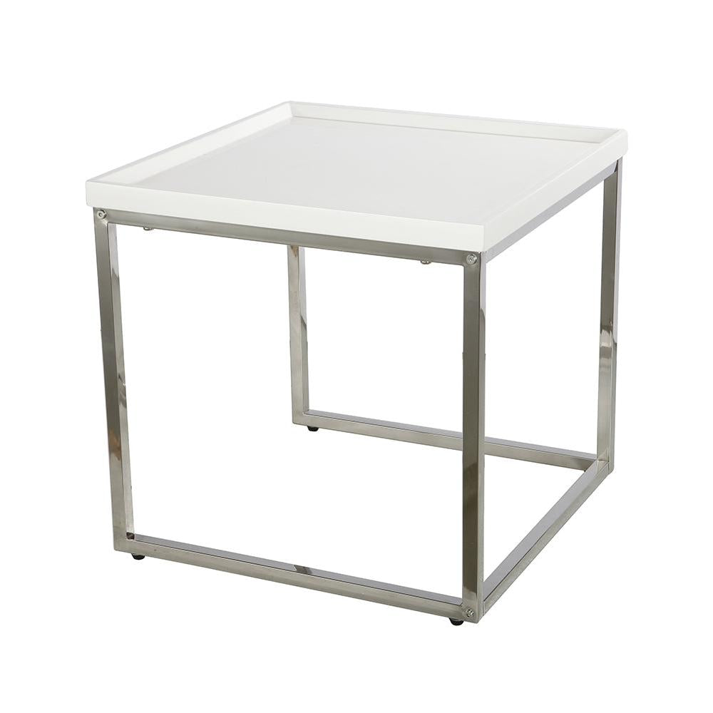 A&B Home 20" x 20" Bundle of 17 Squared White Table
