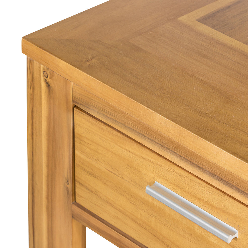 A&B Home 43" x 32" Bundle of 6 Rectangular Brown Wooden Console Table With Drawers