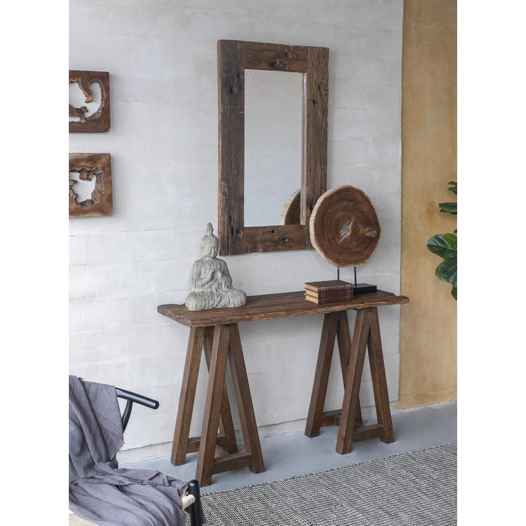 A&B Home 48" x 32" Bundle of 6 Rectangular Brown Sleeper Coffee Table