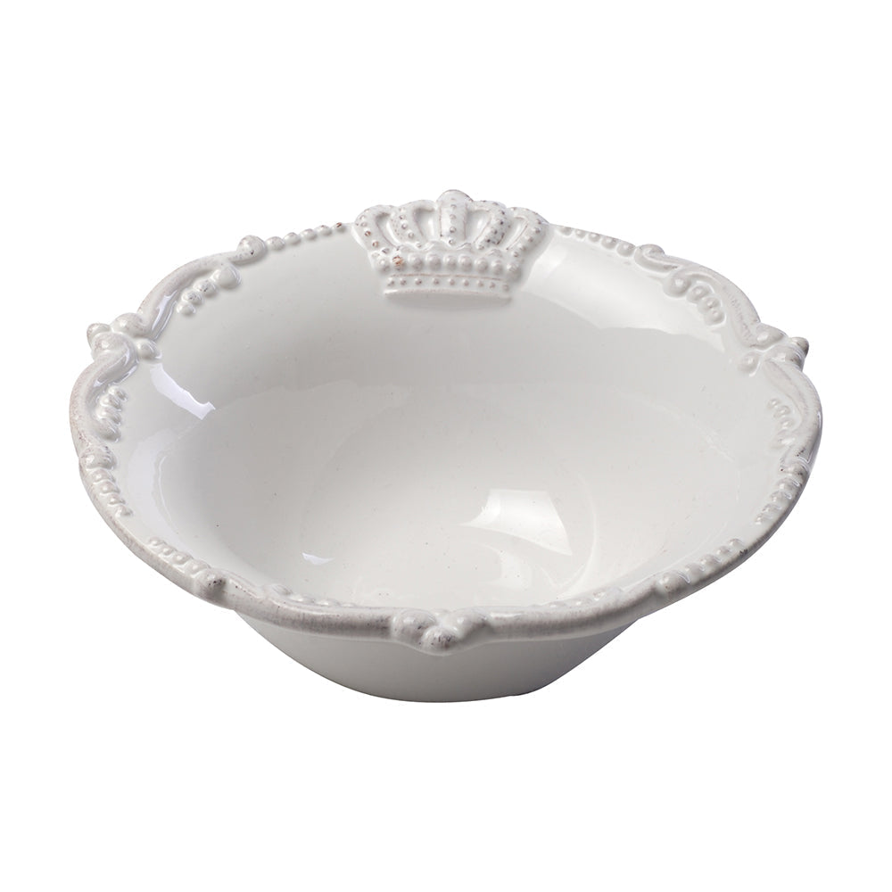 A&B Home Louis Crown 7" Bundle of 364 Round White Ceramic Serving Bowl With Elegant Style