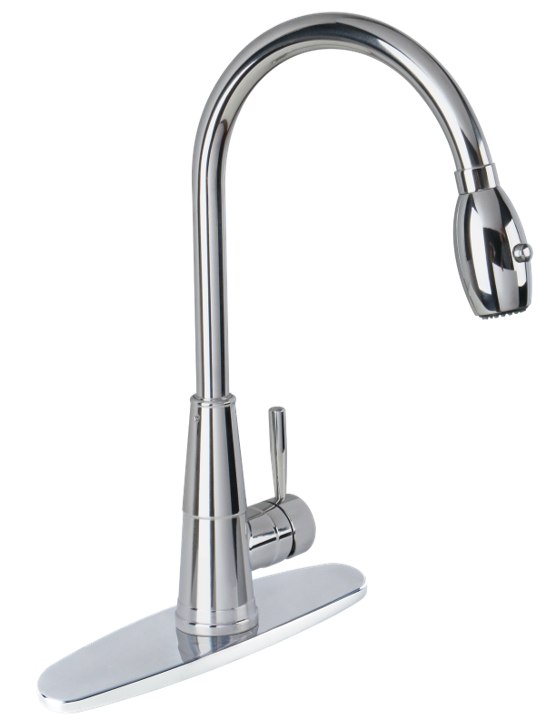 AFAstainless Solid T-304 Brushed Stainless Steel Handcraft Pull Down Kitchen Faucet
