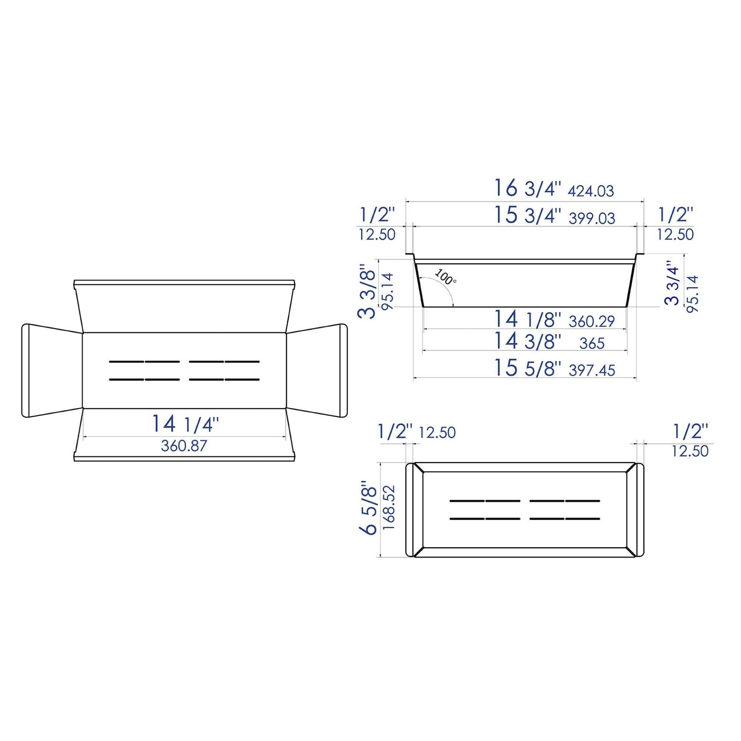 ALFI Brand AB85SSC Stainless Steel Colander Insert for Granite Sinks