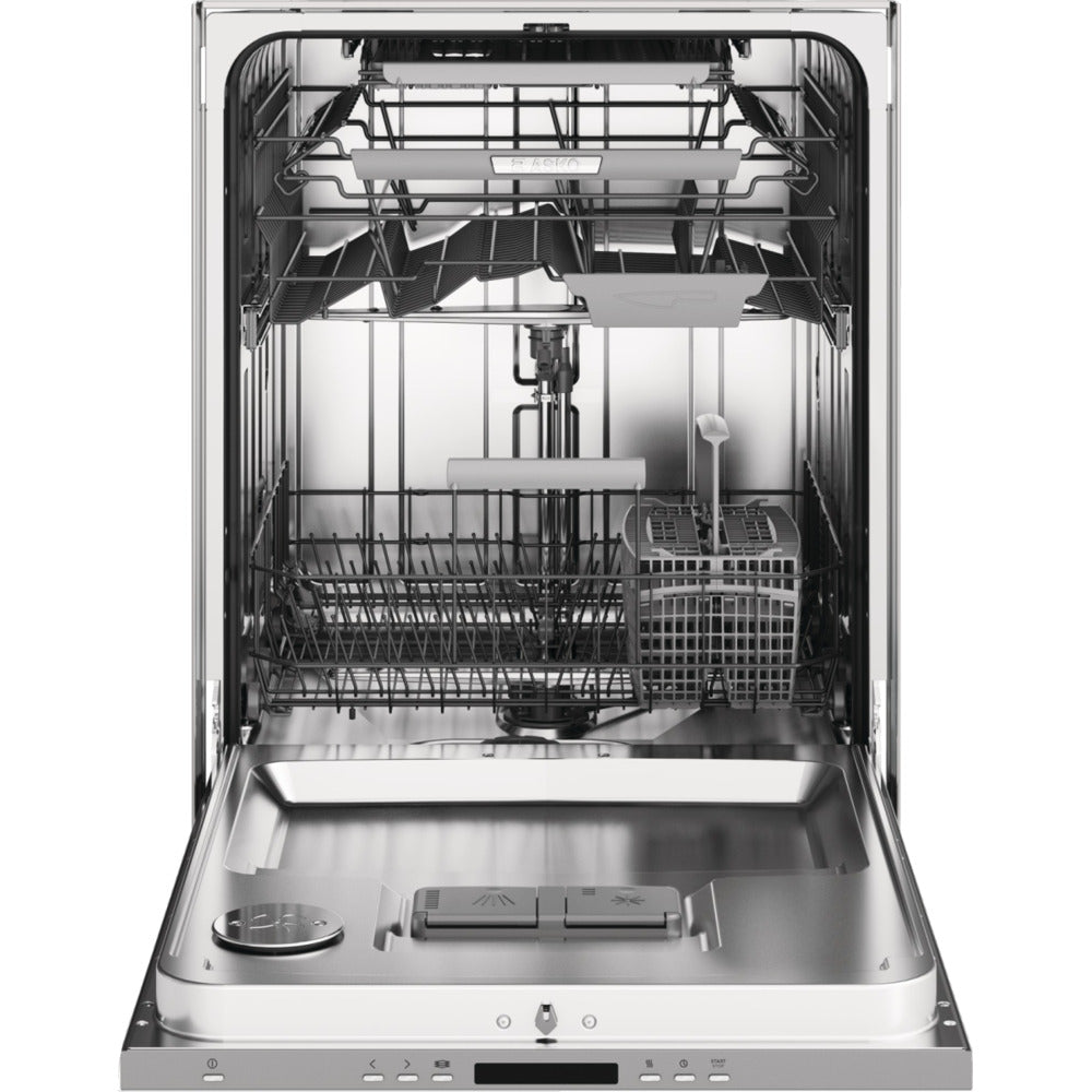 ASKO 40-Series 24" Panel Ready Stainless Steel Finish Built-In Dishwasher with Water Softener and XXL Tub