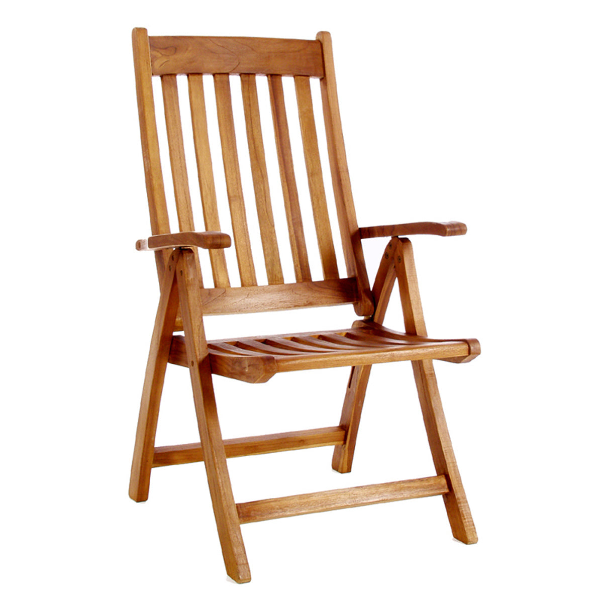 All Things Cedar 5-Piece Butterfly Extension Table Folding Arm Set