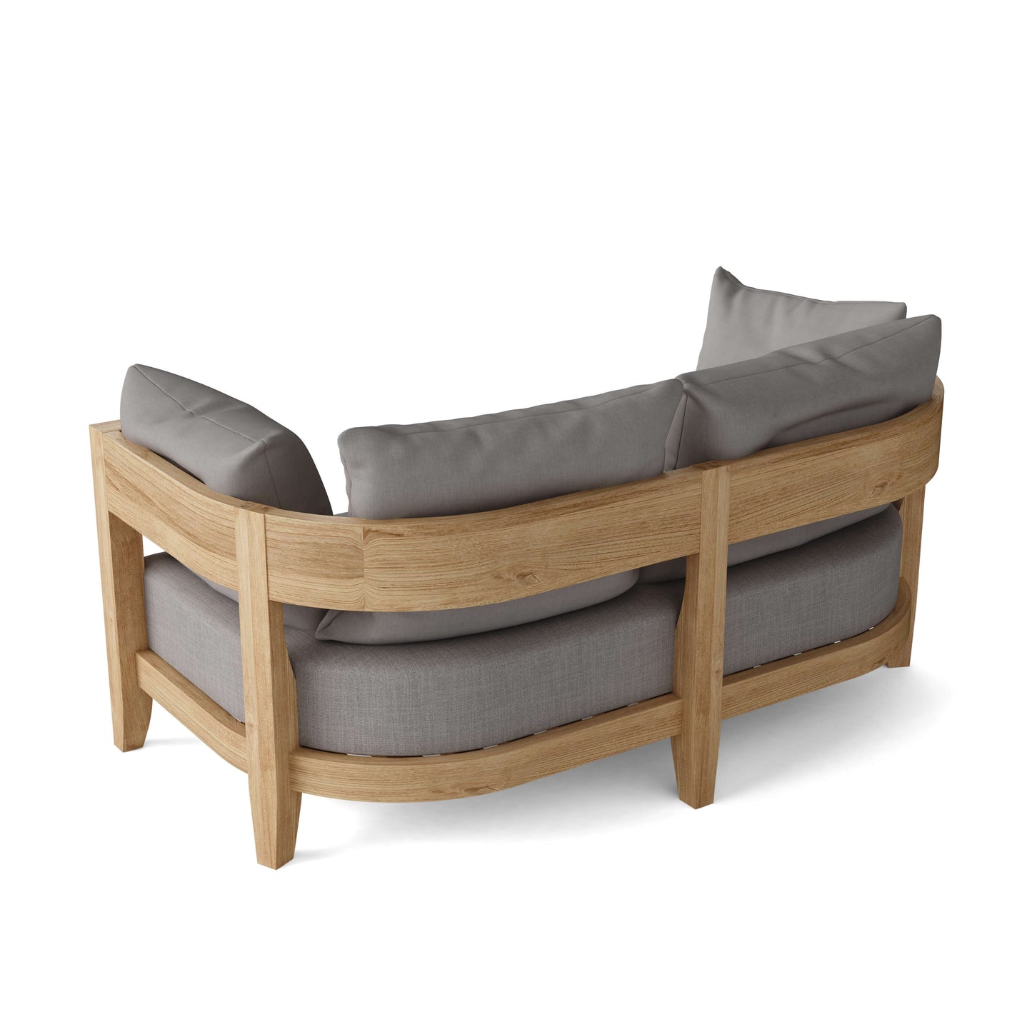 Anderson Teak Coronado Natural Teak Wood Daybed With All-Weather Sunbrella Cushions