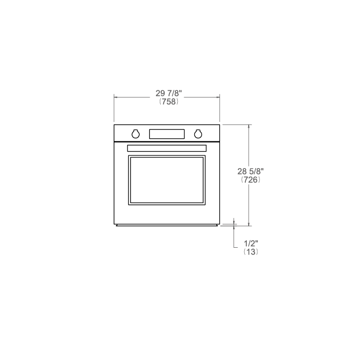 Bertazzoni Master Series 30" 4.1 Cu.Ft. Stainless Steel Self-Clean Convection Electric Wall Oven With Bertazzoni Assistant
