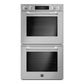 Bertazzoni Master Series 30" 8.2 Cu.Ft. Double Stainless Steel Self-Clean Convection Electric Wall Oven With Bertazzoni Assistant