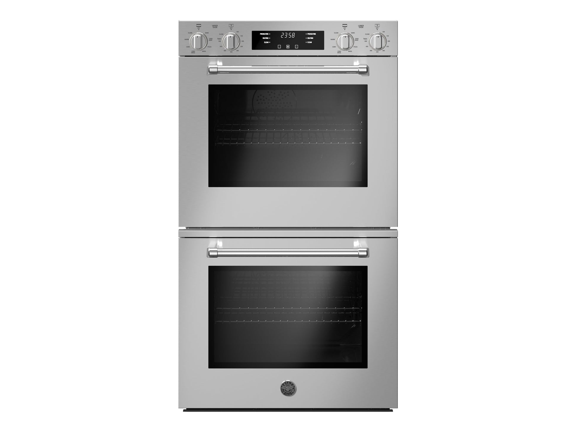 Bertazzoni Master Series 30" 8.2 Cu.Ft. Double Stainless Steel Self-Clean Convection Electric Wall Oven