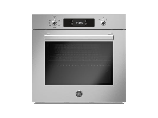 Bertazzoni Professional Series 30" 4.1 Cu.Ft. Stainless Steel Self-Clean Convection Electric Wall Oven With Bertazzoni Assistant