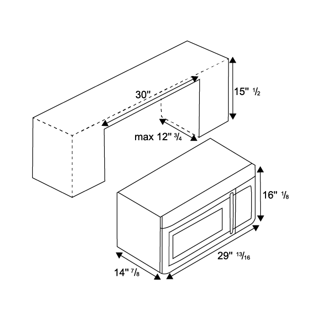 Bertazzoni Professional Series 30" Stainless Steel Over-the-Range Microwave Hood With 300 CFM Motor