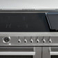 Bertazzoni Professional Series 48" 6 Heating Zones Stainless Steel Freestanding Induction Range With 7 Cu.Ft. Electric Self-Clean Double Oven and Cast Iron Griddle