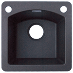 Blanco Diamond Bar Dual-Deck 15" White Silgranit Kirchen Sink by Chemcore Industries