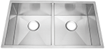 Blanco Quatrus Equal Double Zero-Edge 32" Stainless Steel Kirchen Sink by Chemcore Industries