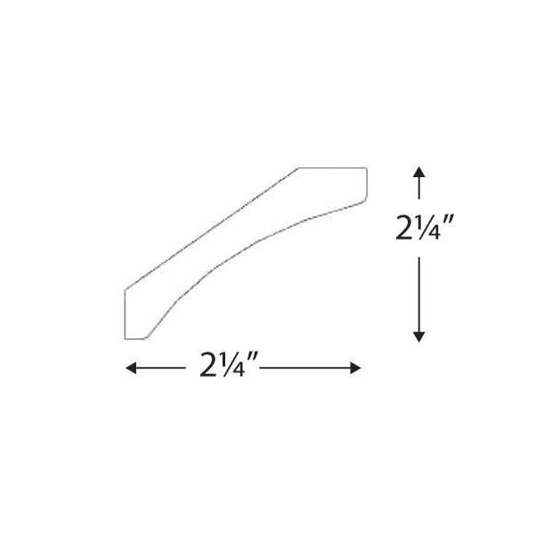 Blue Valley Cabinets 2 1/4" Shaker Molding (ESS-SCM2 1/4)