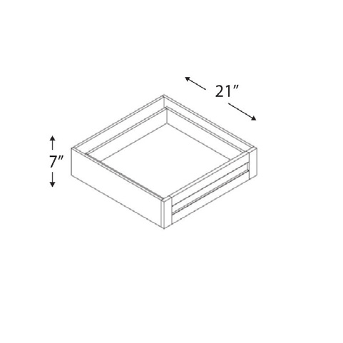 Blue Valley Cabinets 24" x 8" x 21" Vanity Knee Drawer (ESS-KD24)