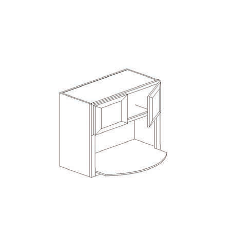 Blue Valley Cabinets 27" x 36" x 12" Wall Microwave Cabinet With 2 Door (WHS-WMC2736)