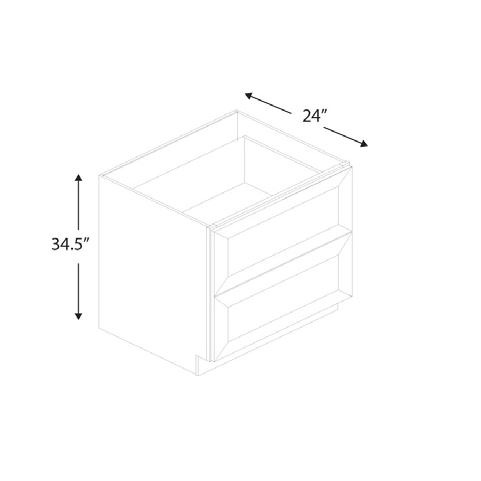 Blue Valley Cabinets 2DB30 Replacement Bottom Drawer Only (ESS-2DB30-BOTTOM DRAWER)