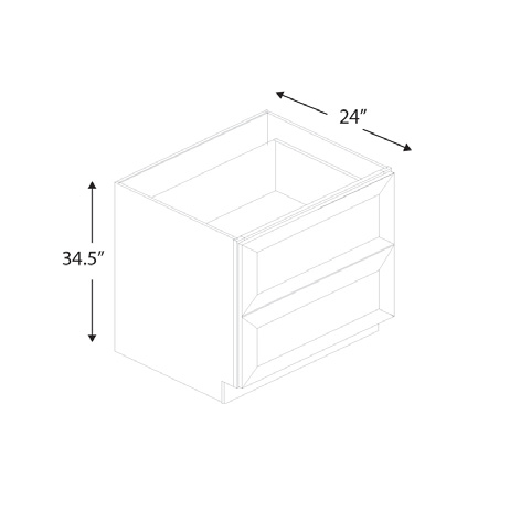 Blue Valley Cabinets 2Db36 Replacement Bottom Drawer Only (WHS-2DB36-BOTTOM DRAWER)