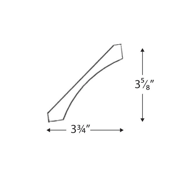 Blue Valley Cabinets 3 5/8" Shaker Molding (MS-SCM3 5/8)