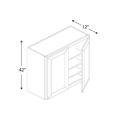 Blue Valley Cabinets 30" x 42" x 12" Wall Cabinet With 2 Door (WHS-W3042)