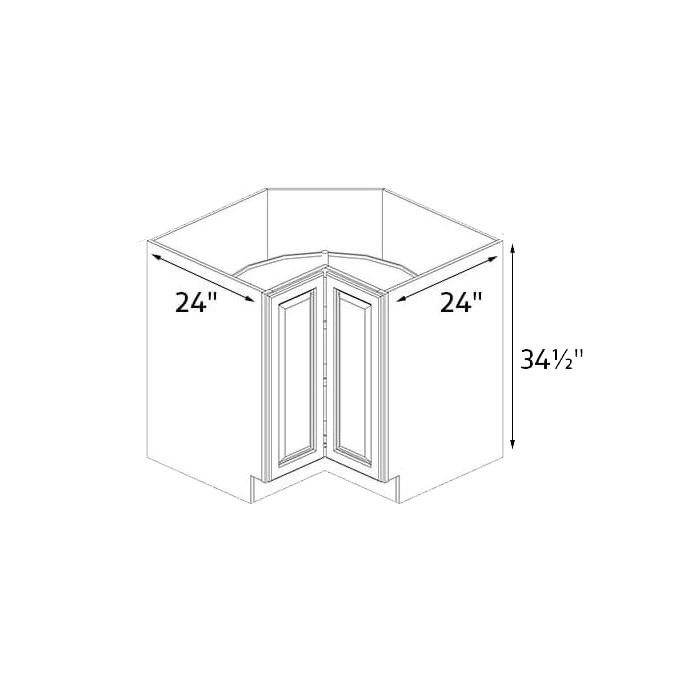 Blue Valley Cabinets 33" Base Lazy Susan (WHS-BLS33)