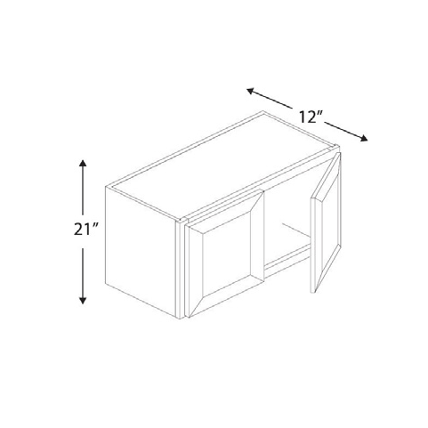 Blue Valley Cabinets 36" x 21" x 12" Wall Cabinet With 2 Door (DW-W3621)