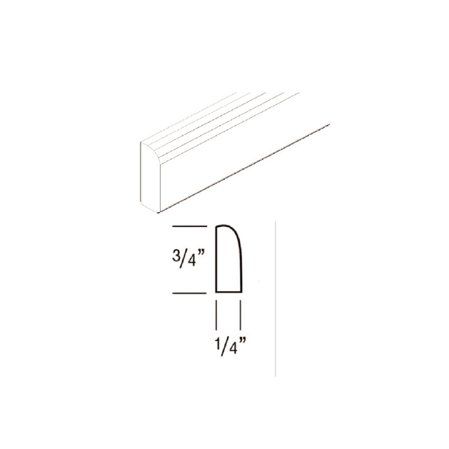 Blue Valley Cabinets 96" Scribe Molding (ESS-SM8)