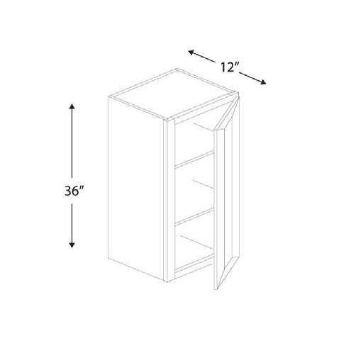 Blue Valley Cabinets W1236 Replacemant Door Only (SG-W1236-DOOR)
