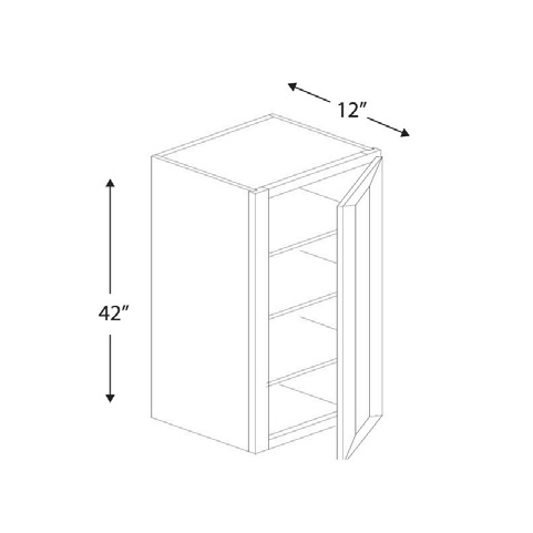 Blue Valley Cabinets W1242 Replacemant Door Only (SG-W1242-DOOR)