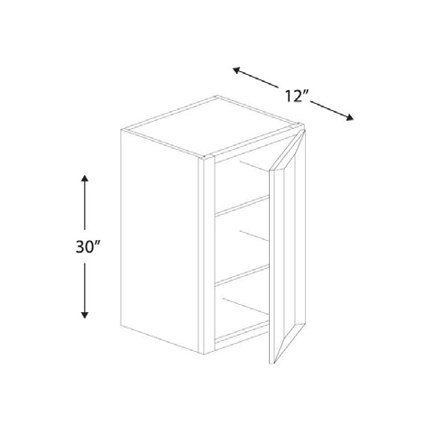 Blue Valley Cabinets W1530 Replacemant Door Only (DW-W1530-DOOR)