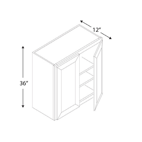 Blue Valley Cabinets W3636 Replacemant Door Only (MS-W3636-DOOR)