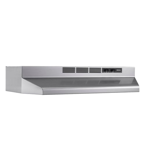 Broan 4130SF 30" PrintGuard ADA Stainless Steel Non-Ducted Under-Cabinet Range Hood