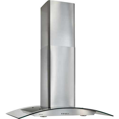 Broan 30 Convertible Wall Mount Curved Glass Chimney Range Hood