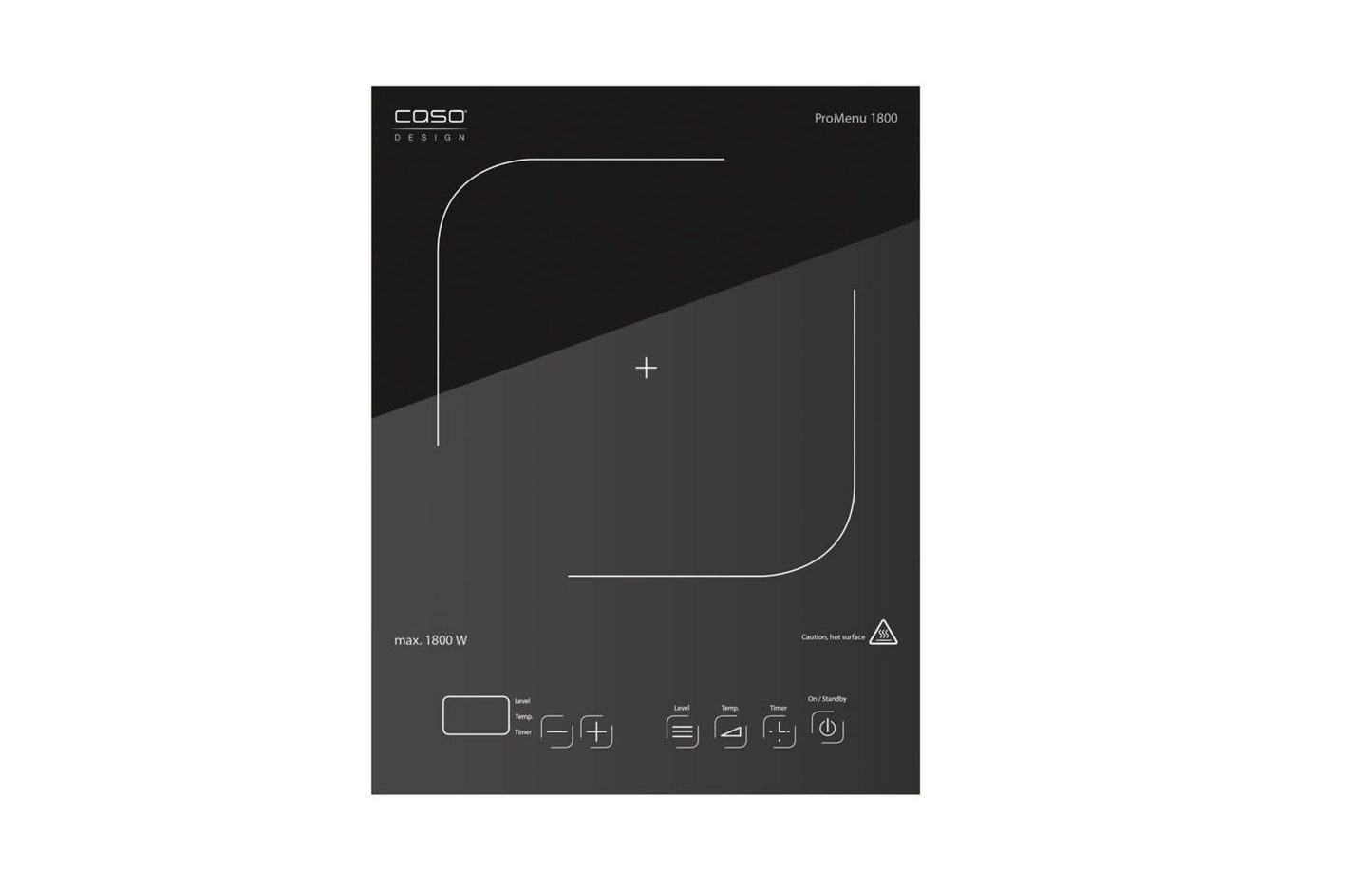 Caso ProMenu Smart Control With 12 Power Level Single Induction Burner