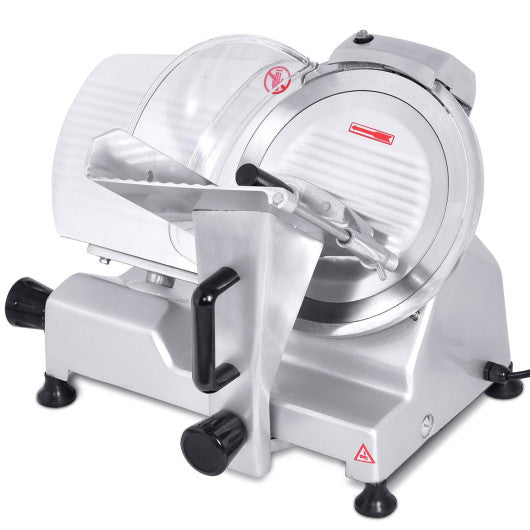 Costway 10" Blade Commercial Meat Slicer Deli Meat Cheese Food Slicer