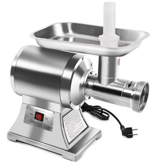 Costway 1100W Stainless Steel Heavy Duty #22 Electric Meat Grinder