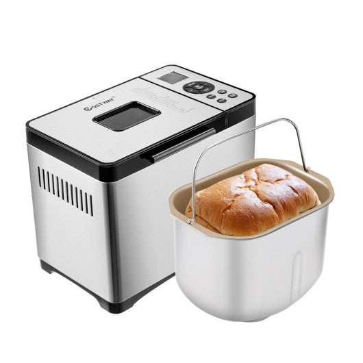 Costway 2 lb. Automatic Stainless Steel Bread Machine