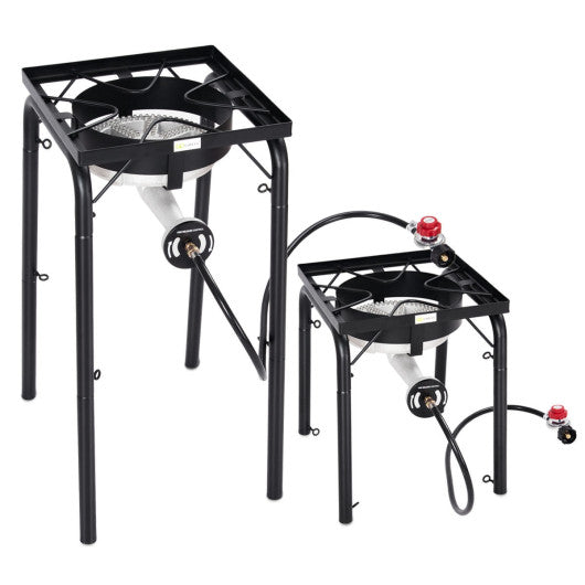 Costway 200 000-BTU Portable Propane Single Burner with Adjustable Legs