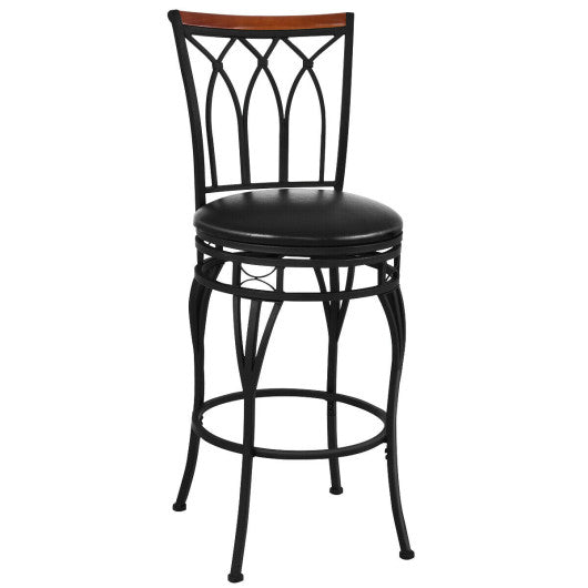 Costway 24" 28" Height Adjustable Vintage Bar Stool