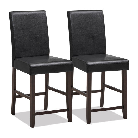 Costway 25 Inch Counter Height Set of 2 Bar Stools