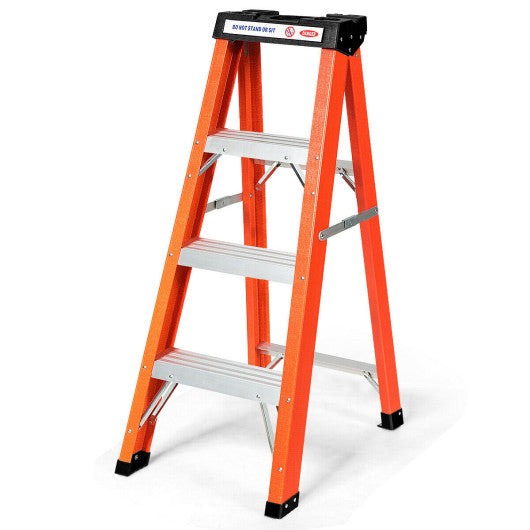 Costway 3-Step Ladder Folding Step Stool Platform