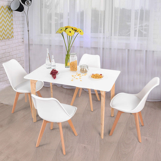 Costway 47.5" x 27.5" Modern Rectangular Dining Table