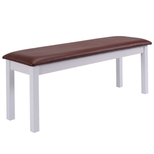 Costway 5 Pieces Dining Table Set 3 Chairs 1 Bench