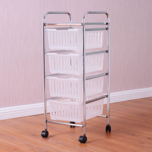 Costway 6-Tier Rolling Storage Kitchen Cart